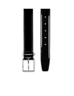 Lunar New Year Chambeliss Belt 35 Mm Patent/Night Strass Black/Silver