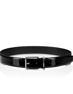 Lunar New Year Chambeliss Belt 35 Mm Patent/Night Strass Black/Silver