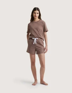 LUNA SHORT LARGE IN HAZELNUT