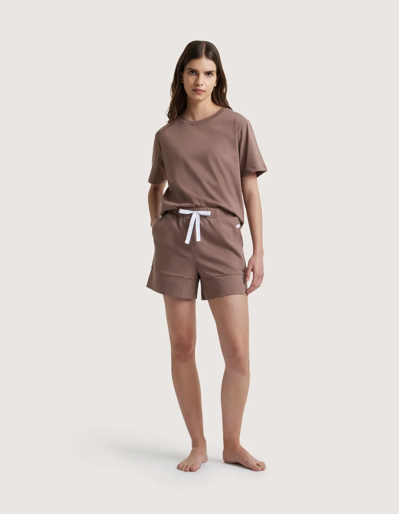 LUNA SHORT MEDIUM IN HAZELNUT