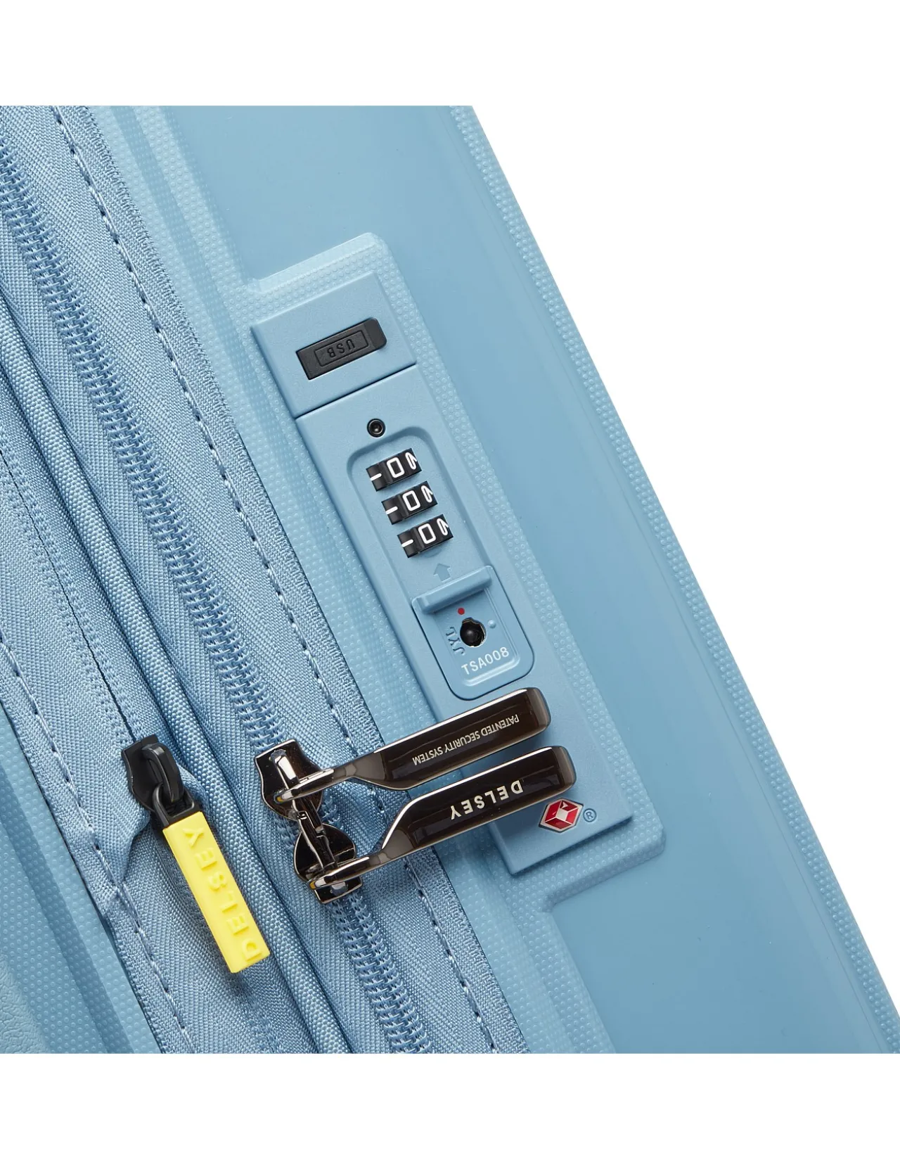 Lutece 55cm Small Carry-On Suitcase Blue