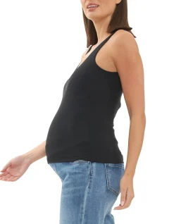 Luxe Knit Tank Top Scoop Neckline