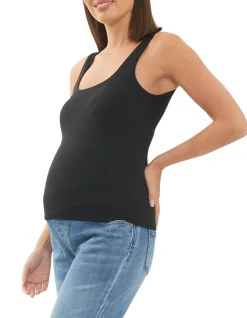 Luxe Knit Tank Top Scoop Neckline