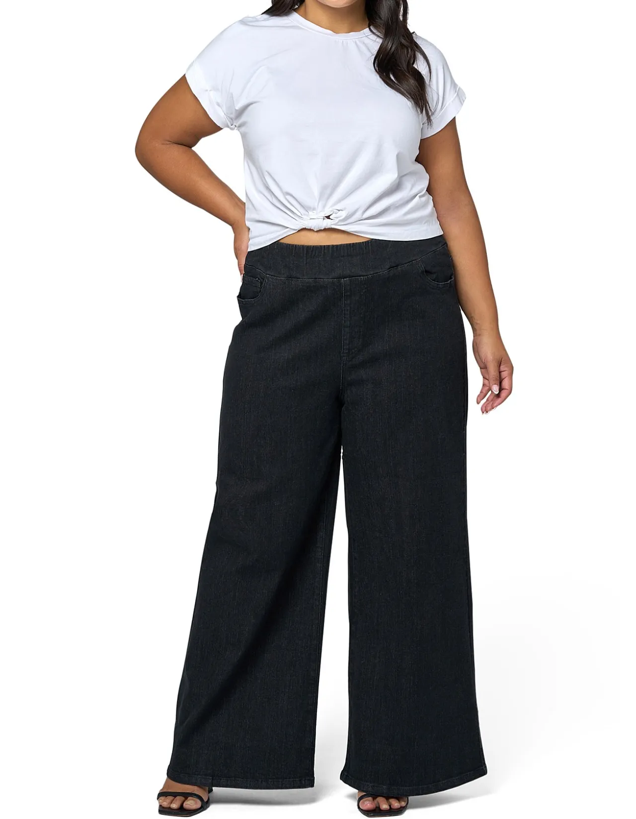 Luxe Wide Leg Comfort Waist Jean