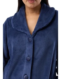 luxury long sleeve sleep jacket