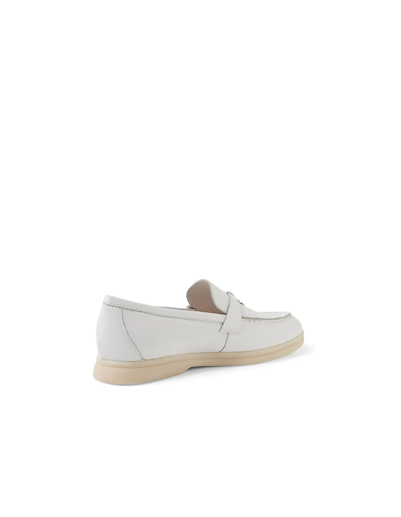 Lydon Heart And Key Detail Leather Loafers