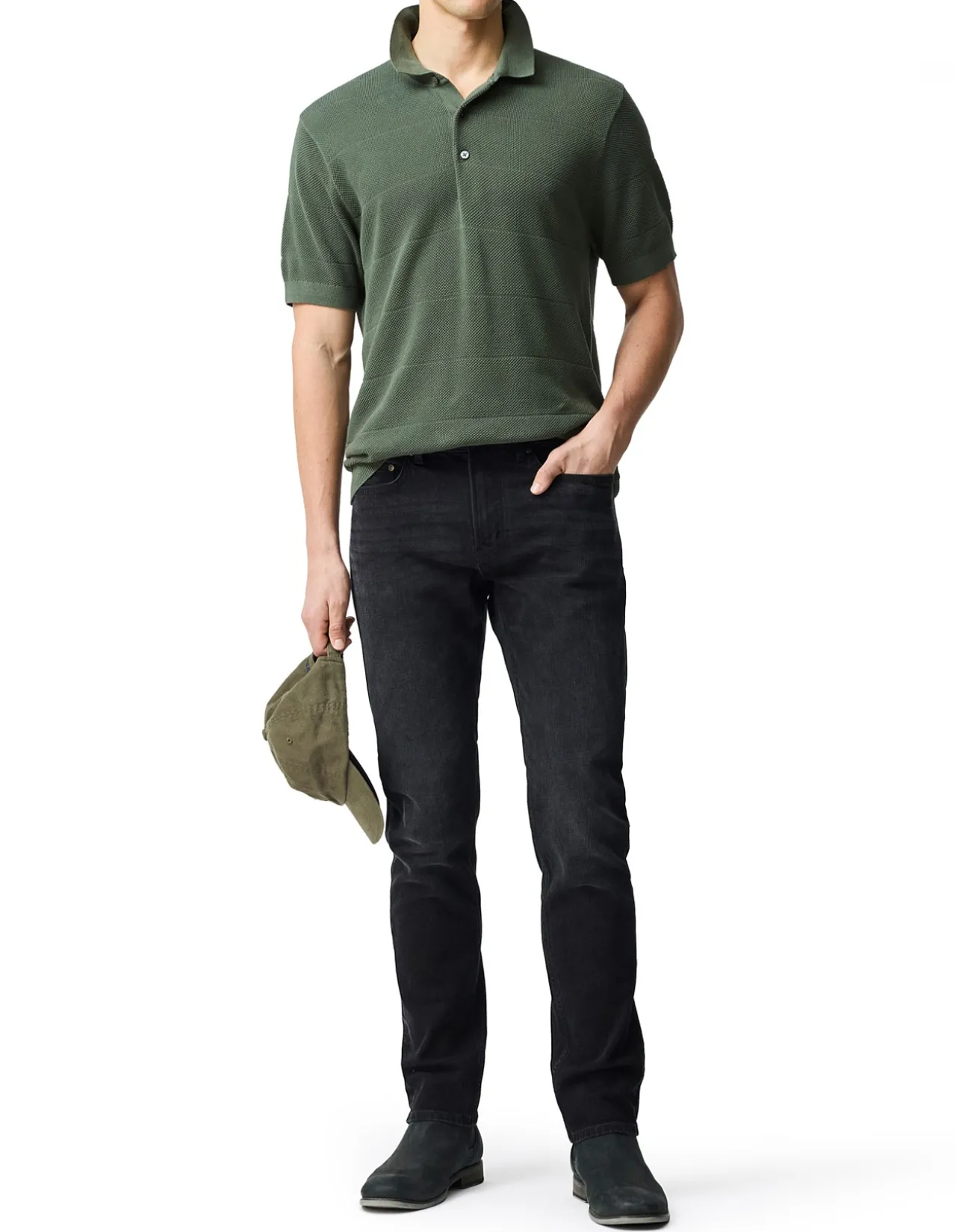 Lyell Straight Italian Denim Long Leg Jeans