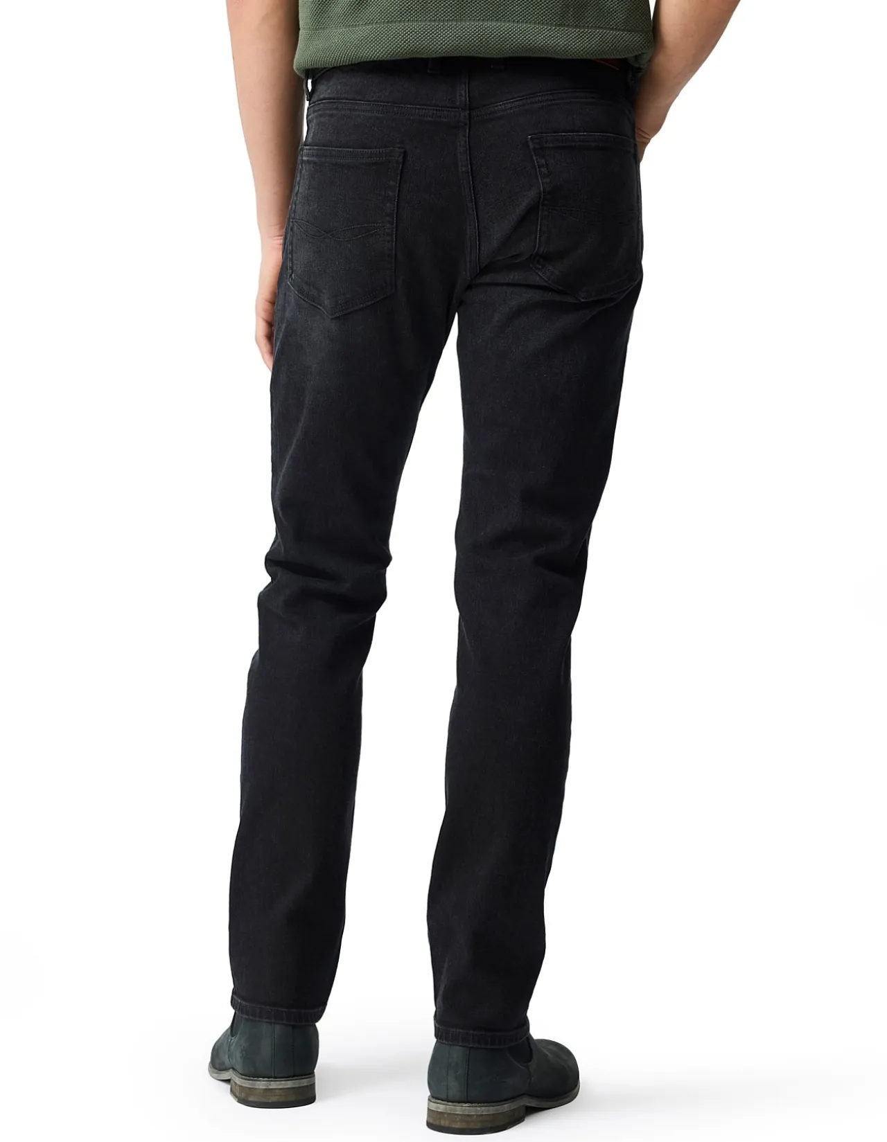 Lyell Straight Italian Denim Long Leg Jeans