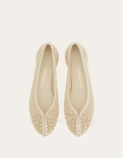 MACRAMÉ LACE BALLET FLAT