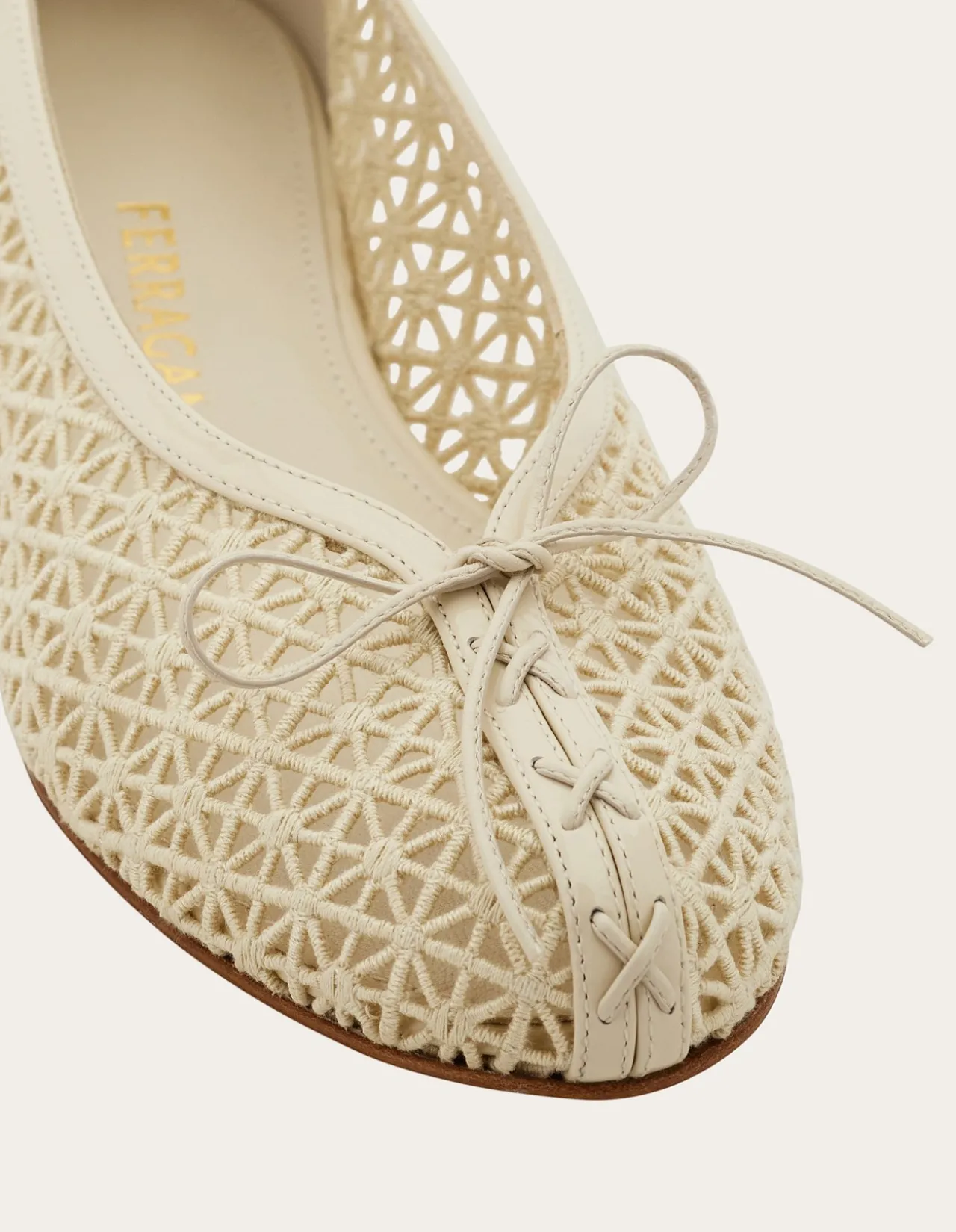 MACRAMÉ LACE BALLET FLAT