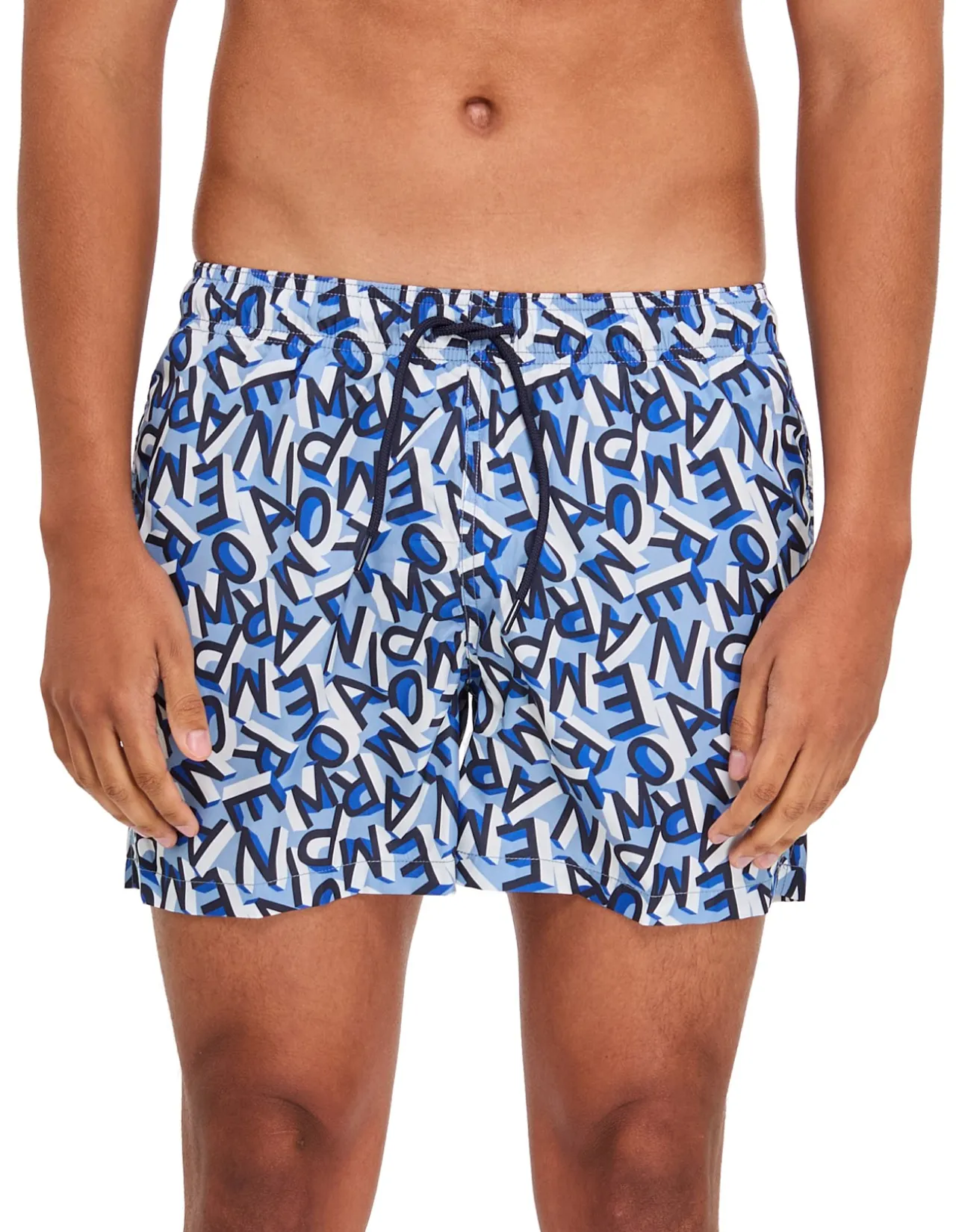 MACRO LETTERING SWIM SHORT