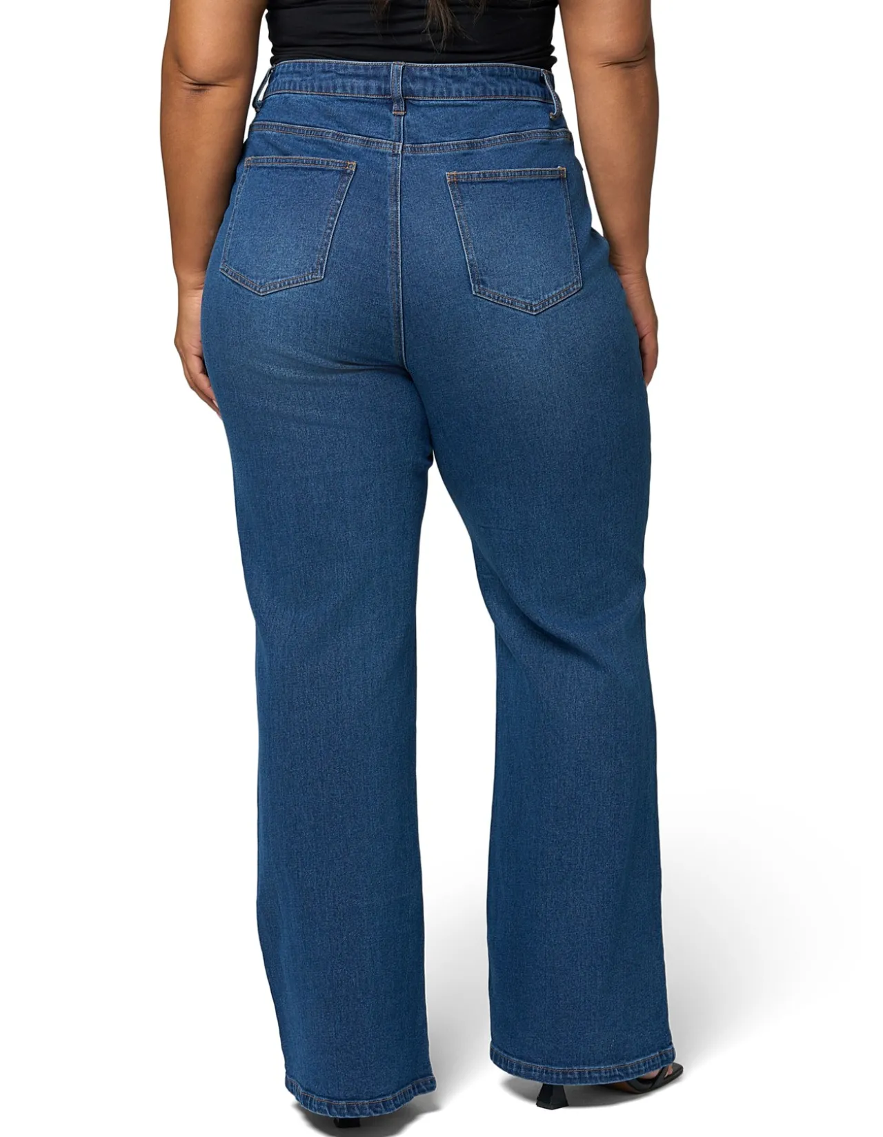 Maddie Mid Wash Bootleg Denim Jean