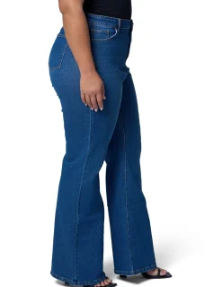 Maddie Mid Wash Bootleg Denim Jean