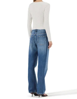 Maddison Button Up Ls Top