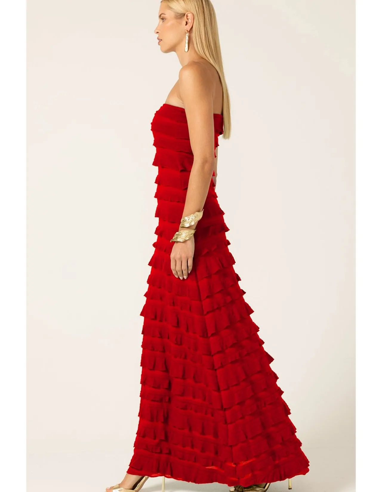 MADDISON DRESS IN CHERRY
