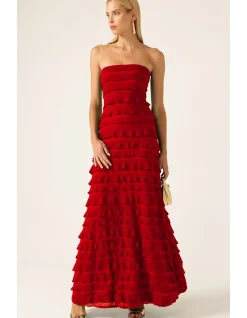 MADDISON DRESS IN CHERRY