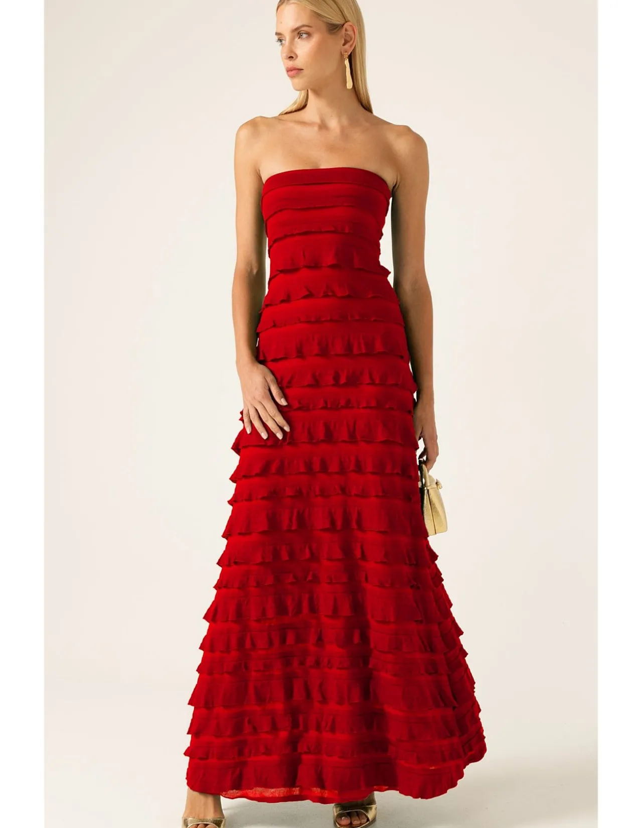 MADDISON DRESS IN CHERRY