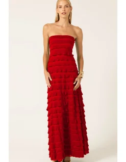 MADDISON DRESS IN CHERRY