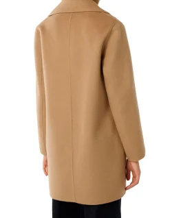 MADI FELLED MID LENGTH COAT