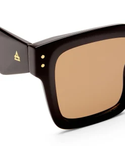 MAGNITUDE CHOCOLATE SQUARE SUNGLASSES