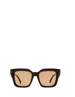 MAGNITUDE CHOCOLATE SQUARE SUNGLASSES
