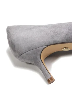 Maine Cement Grey Suede Leather Pump