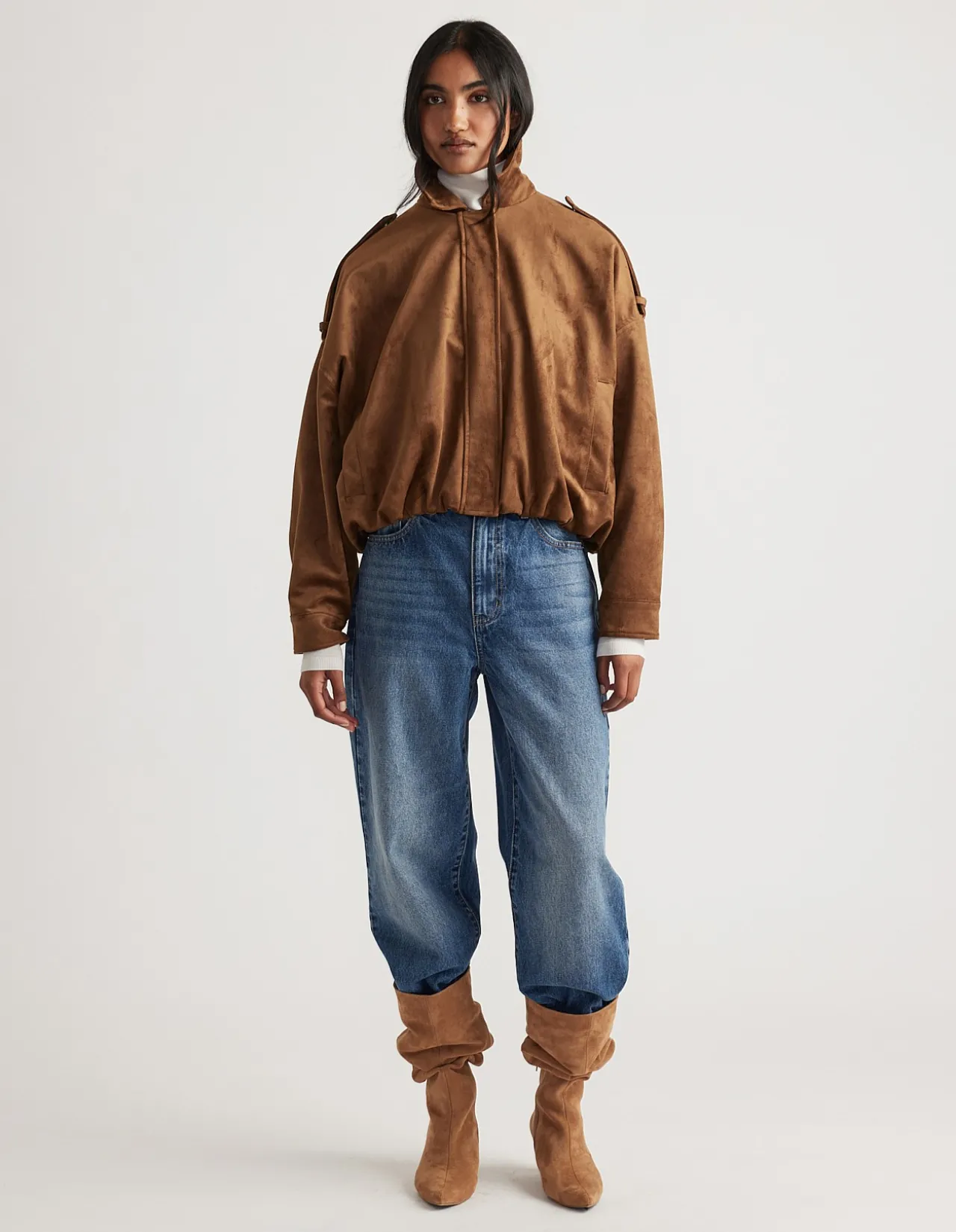MAISIE FAUX SUEDE JACKET