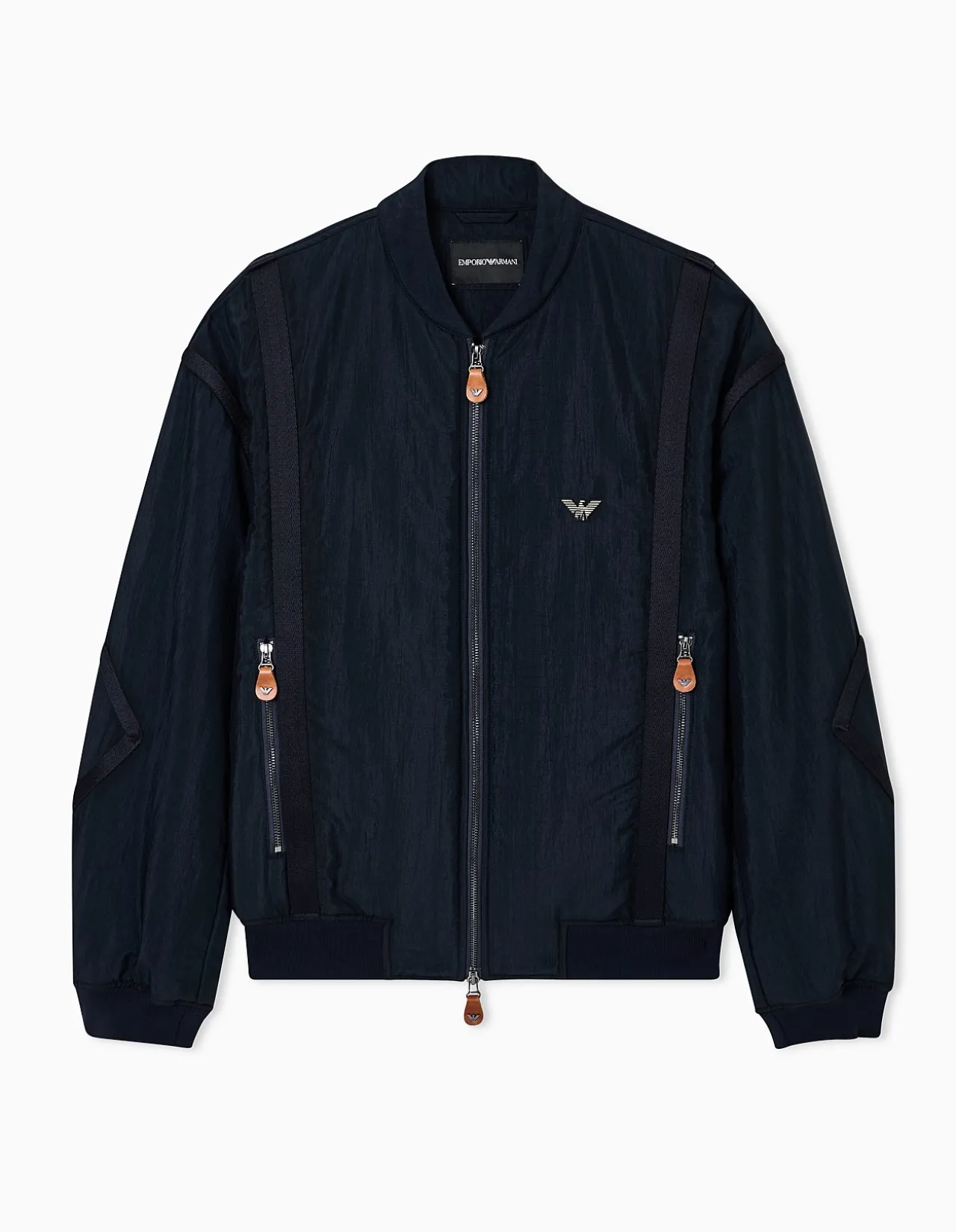 MAN'S NYLON NAVY BOMBER JACKET