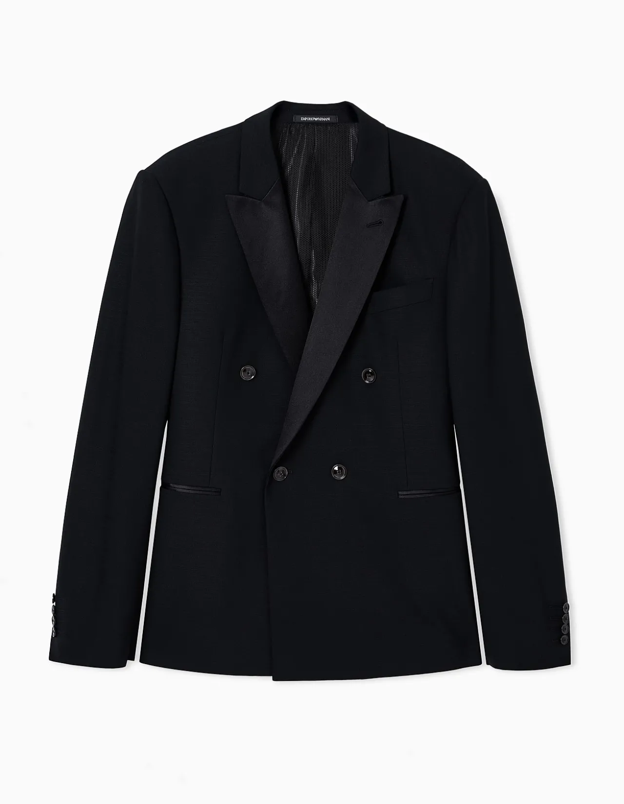 MAN'S DOUBLE-BREASTED TUXEDO WOOL JACKET
