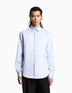 Man's Long sleeve collared business shirt