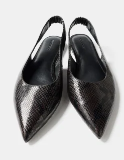 MARCY LEATHER FLAT