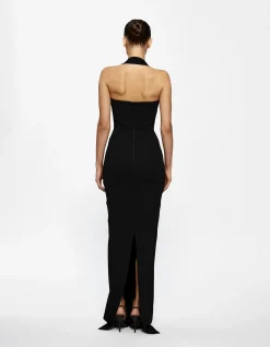 Marian Stretch Crepe Maxi Dress