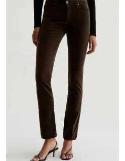 Mari Extended High Rise Slim Straight Jeans