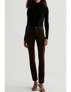 Mari Extended High Rise Slim Straight Jeans