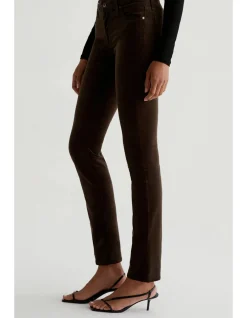 Mari Extended High Rise Slim Straight Jeans