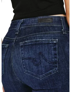 Mari High Rise Slim Straight Denim Jeans