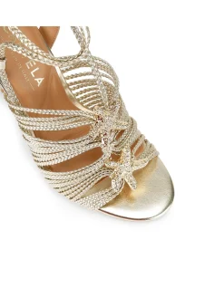 Marina High Tie Leather Heel