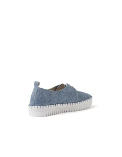 MarliesT Notched Sole Lace Up Sneakers