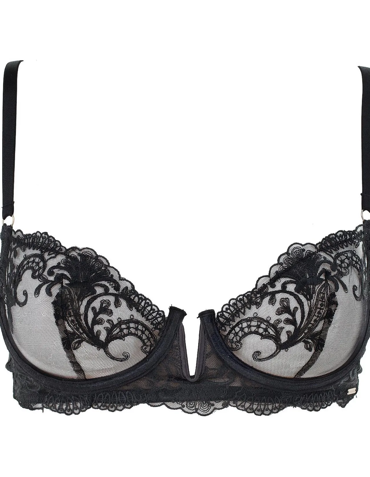 Marseille Embroidered Sheer Underwire Bra