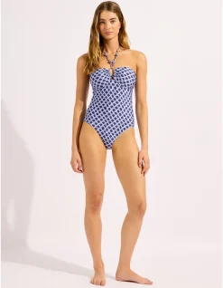 Marseille Ring Front Bandeau One Piece Swimsuit