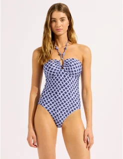 Marseille Ring Front Bandeau One Piece Swimsuit