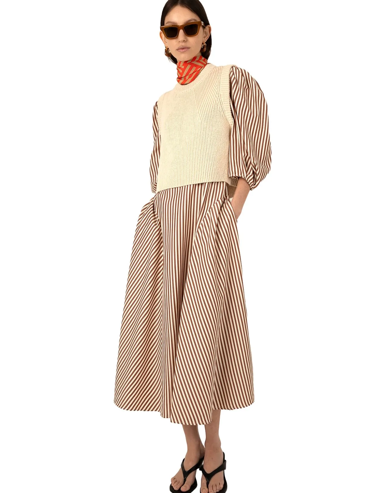 MARTINE SLEEVELESS KNIT TANK