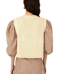 MARTINE SLEEVELESS KNIT TANK