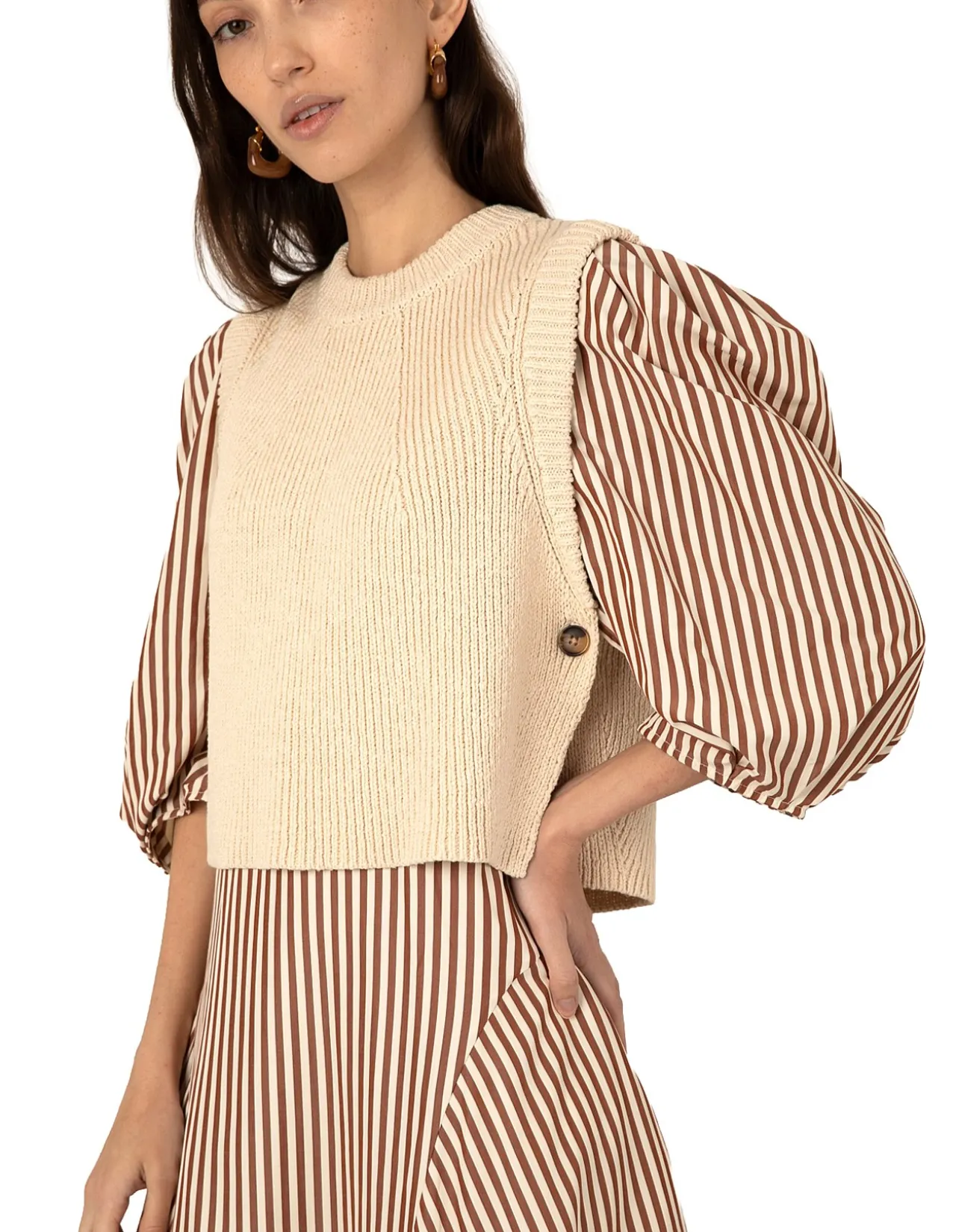 MARTINE SLEEVELESS KNIT TANK