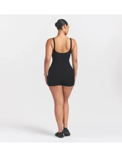 Matte Corset Short One Piece 2"