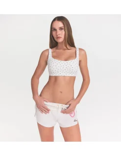 Matte Scoop Neck Bra