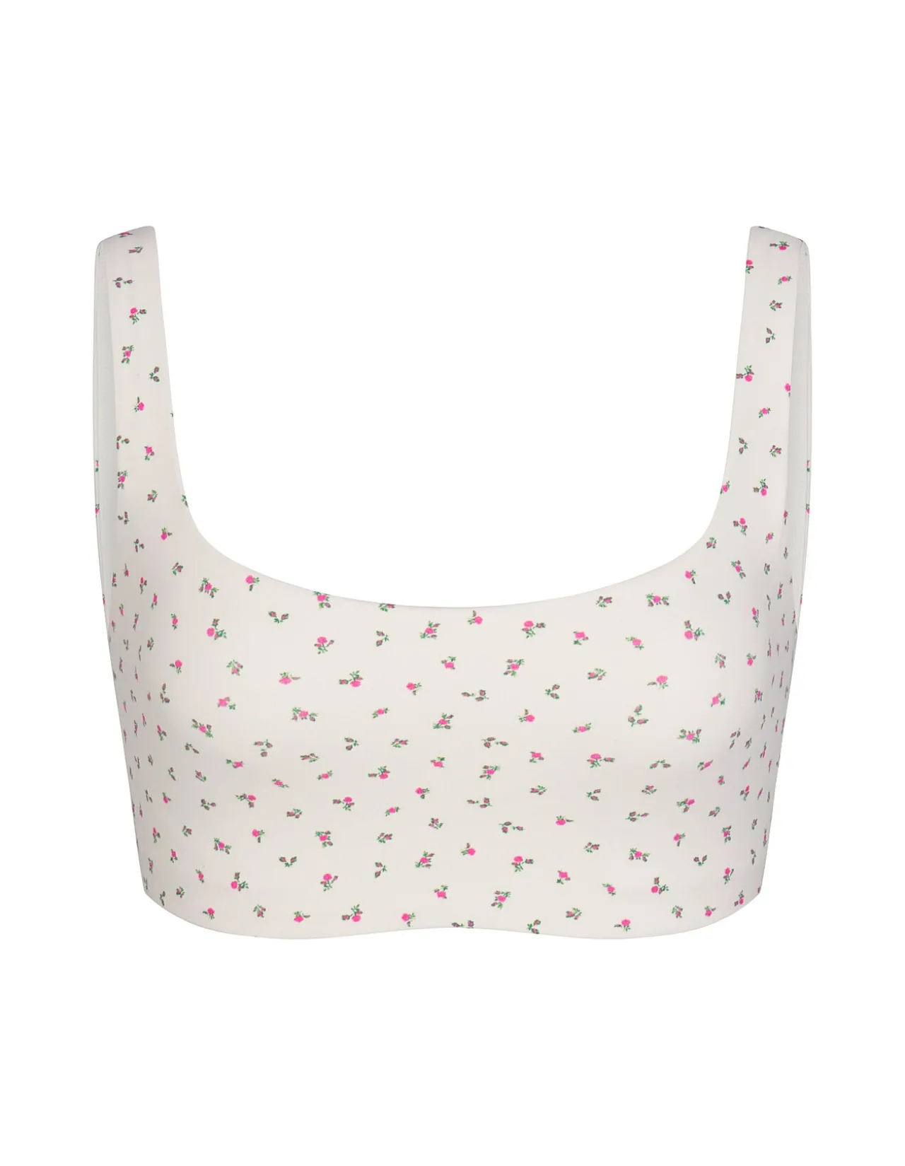 Matte Scoop Neck Bra