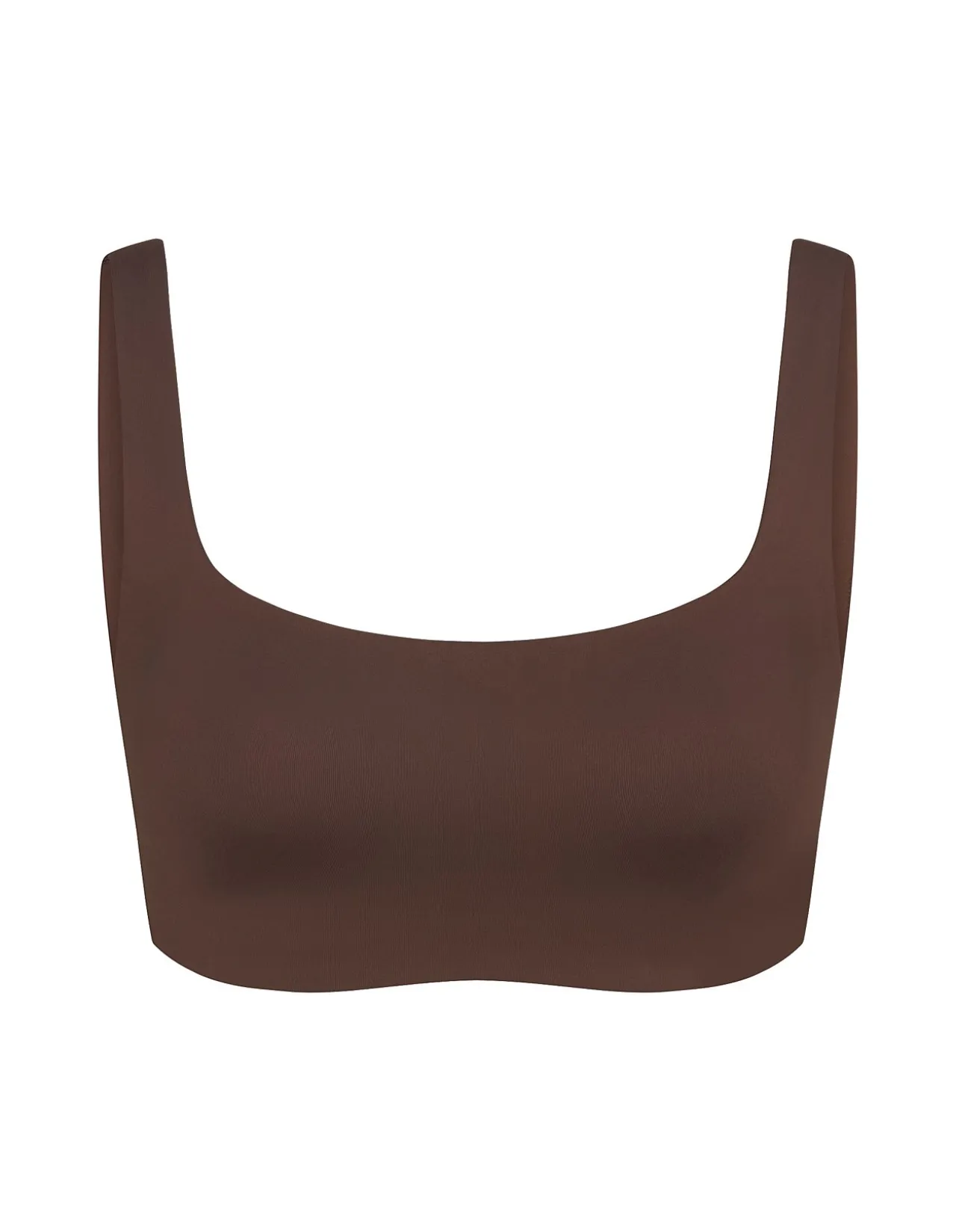 Matte Scoop Neck Bra