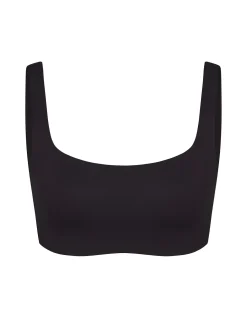 Matte Scoop Neck Bra