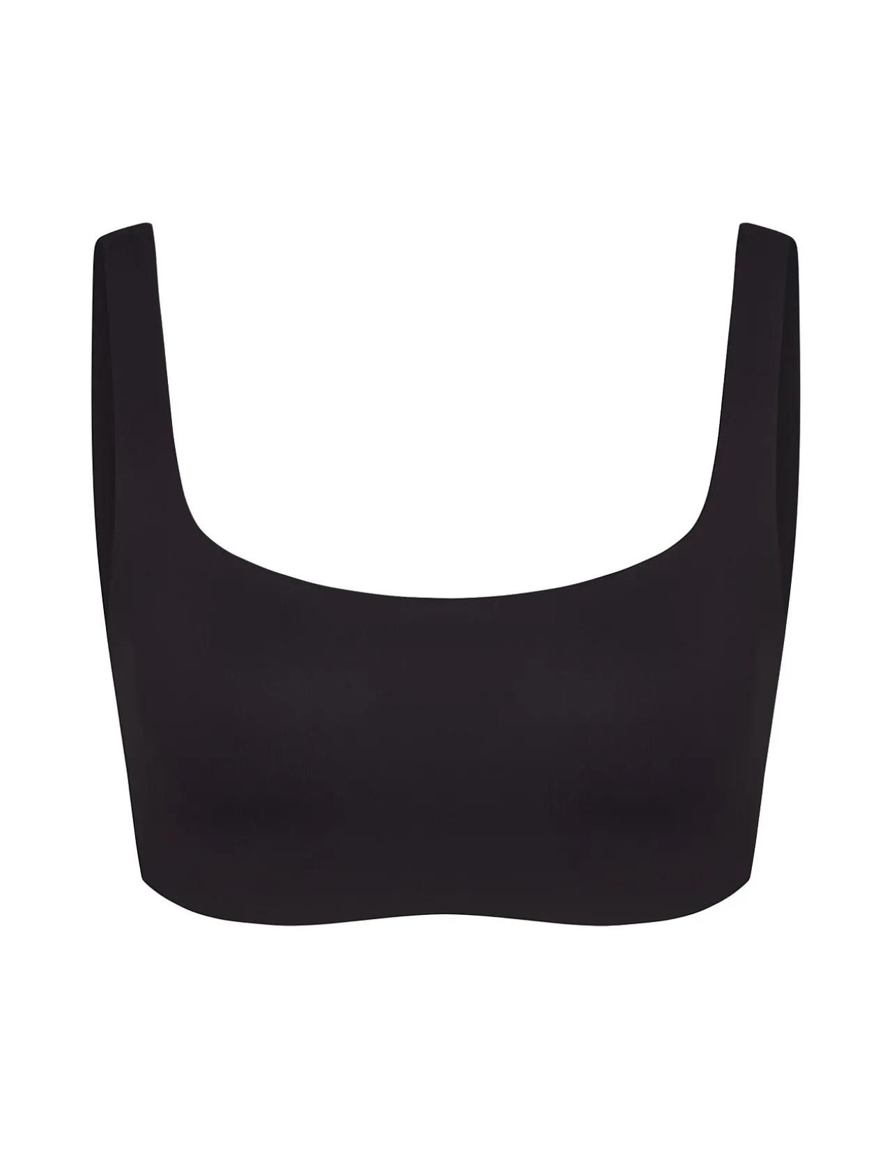 Matte Scoop Neck Bra